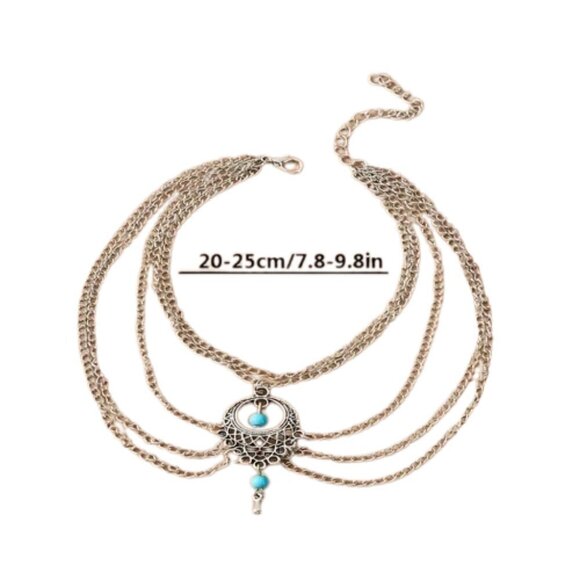 Boho Anklet Arm Bracelet Tribal Jewelry - Picture 7 of 7